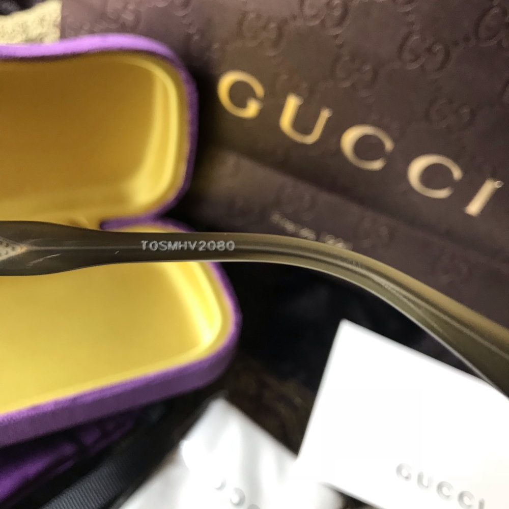 💯%Authentic GUCCI Round 50 titanium/metal glasses - Picture 3 of 8
